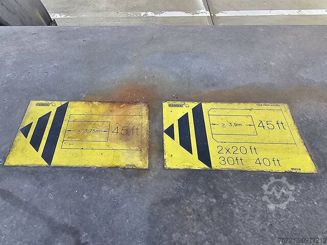 Container transportation SCHMITZ SCF 25 G 45 EURO MULTI