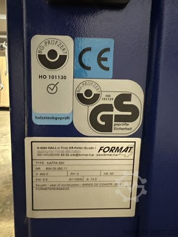 Sliding table saw Felder Kappa 550