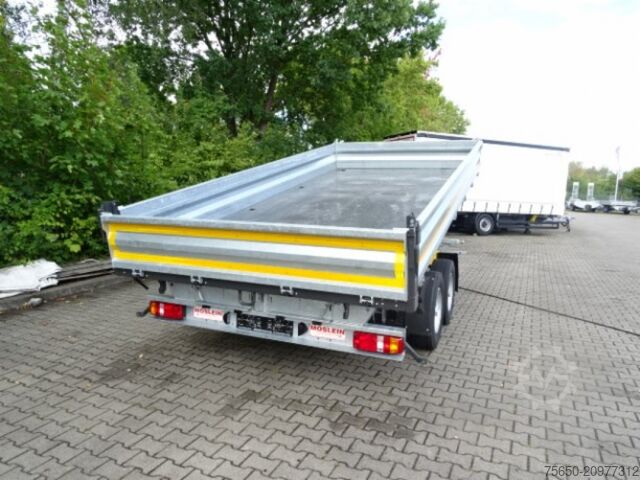Tipper trailer Möslein TTG 11 Verzinkt  neuer Tandem 3- Seitenkipper Tieflader-- Neufahrzeug --