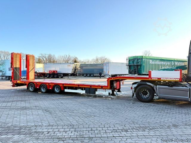 Low loader semitrailer KÄSSBOHRER K.SLS Standard Tiefbett Auflieger Neuwertig
