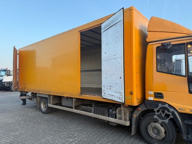 Box truck IVECO Eurocargo 120E22/P Koffer LBW 1500Kg,7,50m