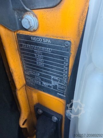Box truck IVECO Eurocargo 120E22/P Koffer LBW 1500Kg,7,50m