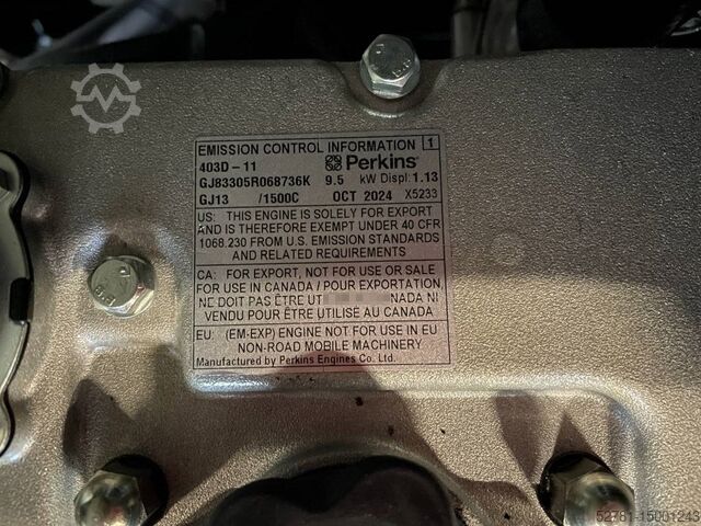 Aggregat Perkins 403D-11G - 11 kVA Generator - DPX-19799