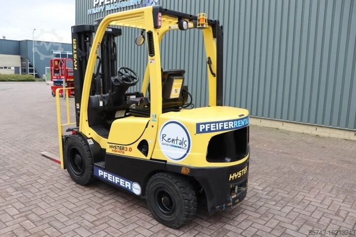 Forklift Hyster H3.0FT Valid inspection, *Guarantee! Diesel, Tripl