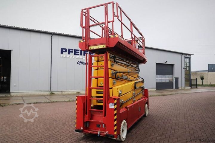 Scissor lift PB LIFT S225-12ES Electric, 4x2 Drive, 22.5m Working