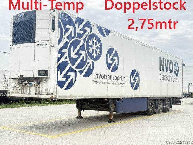 Kühlauflieger Schmitz Cargobull Tiefkühler Multitemp Doppelstock Trennwand