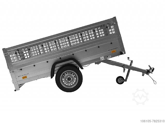 Car trailer Unitrailer Anhänger Unitrailer 230 kipp mit Laubgitteraufsatz