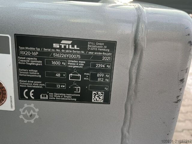 Elektro 4 Rad-Stapler Still RX20-16