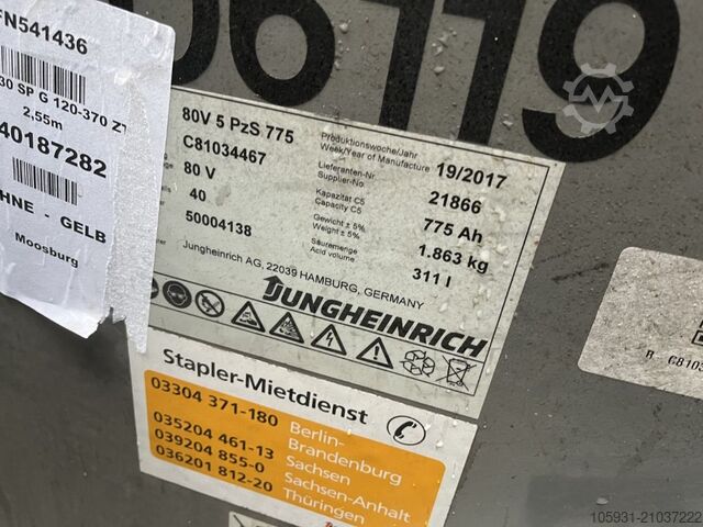 Electric 4-wheel forklift Jungheinrich EFG535k