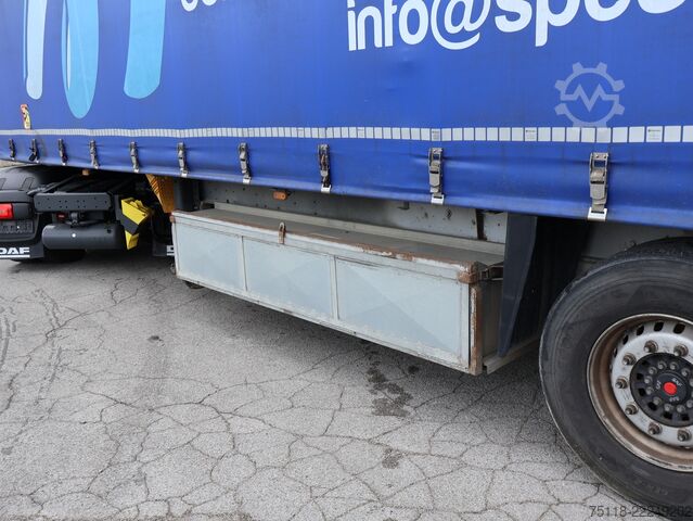 Open semitrailer with tarp SCHMITZ centina francese