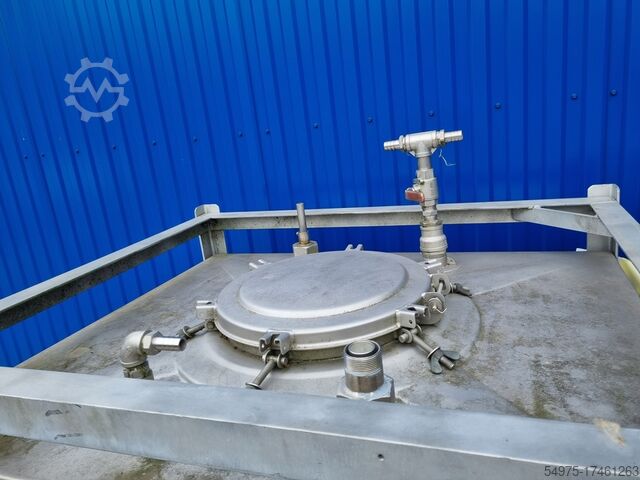 Stainless steel tank transport container IBC  