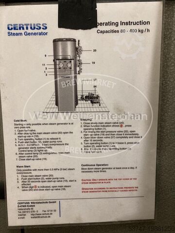 Steam boiler Certuss 