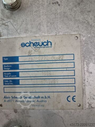 Scheuch electrostatic precipitator Elektrofilter Scheuch zsg 0220 tk-32