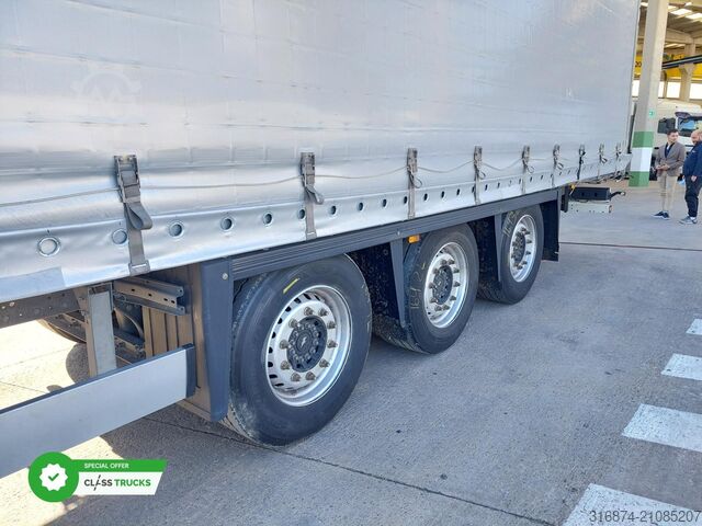Open semitrailer with tarp SCHMITZ CARGOBULL SCS24/L Varios