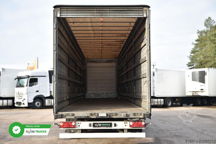 Open semitrailer with tarp SCHMITZ CARGOBULL SCS24/L Varios