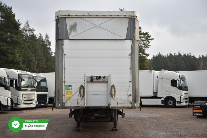Open semitrailer with tarp SCHMITZ CARGOBULL SCS24/L Varios
