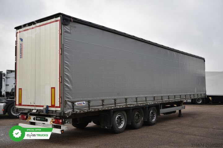 Open semitrailer with tarp SCHMITZ CARGOBULL SCS24/L Varios