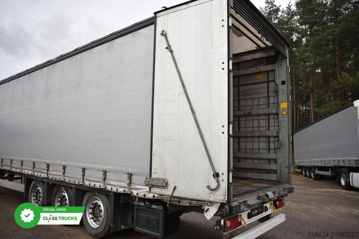 Open semitrailer with tarp SCHMITZ CARGOBULL SCS24/L Varios