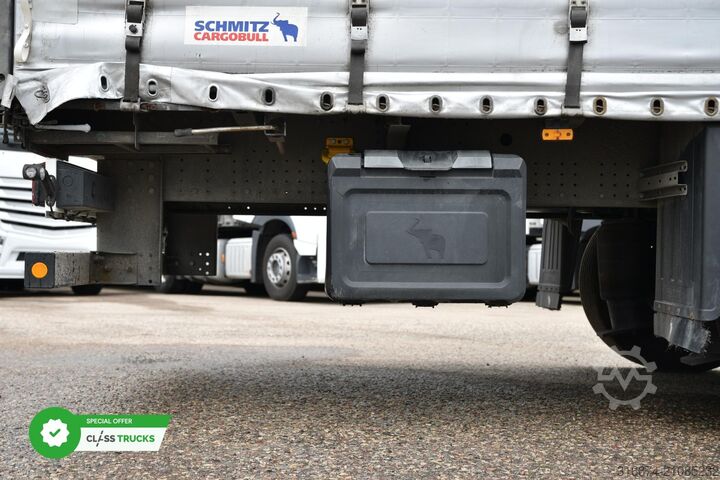 Open semitrailer with tarp SCHMITZ CARGOBULL SCS24/L Varios