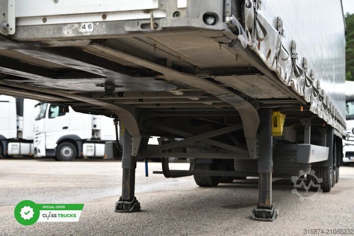 Open semitrailer with tarp SCHMITZ CARGOBULL SCS24/L Varios