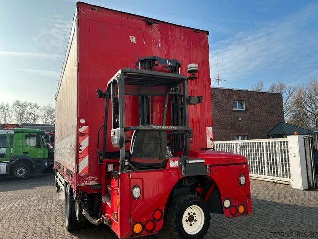 LKW mit Pritsche & Plane MERCEDES-BENZ 1829 Axor mit HIAB Mitnahmestapler