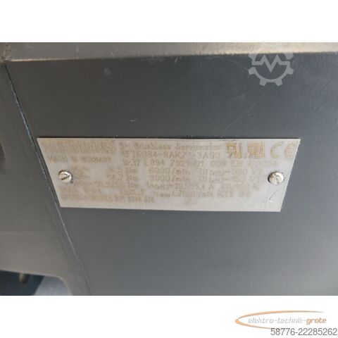 Steuerung Siemens 1FT6084-8AK71-3AG0 Synchronservomotor SN: YFL894792101008