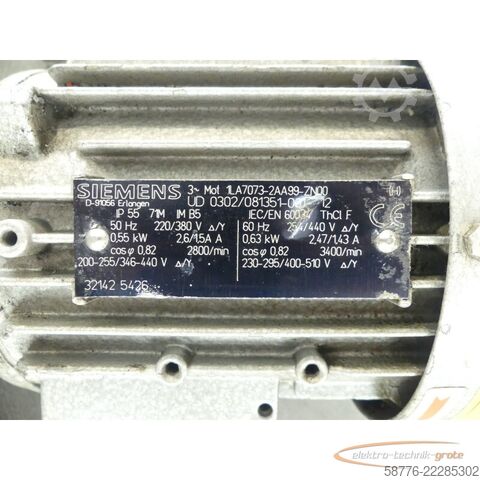 Komponente  Edur NUBX 300 A112 Fe/50Hz Kreiselpumpe mit Siemens 1LA7073-2AA99-ZN00