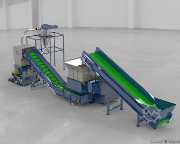COMPLETE SHREDDING LINE on stock 3E/GRABTRADE COMPLETE SHREDDING LINE