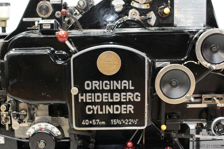Buchdruckzylinder / Letter Press Cylinder DIE Cutter Heidelberg KSB