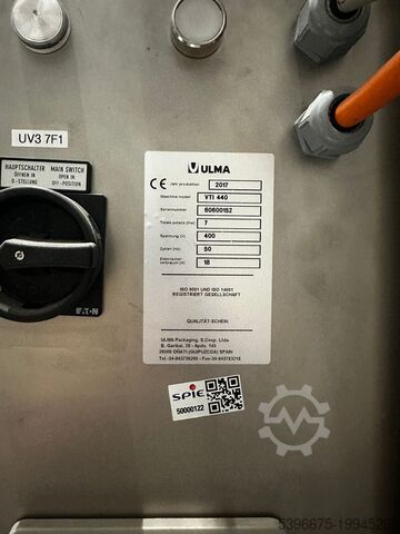 Schlauchbeutelmaschine Ulma VTI 440