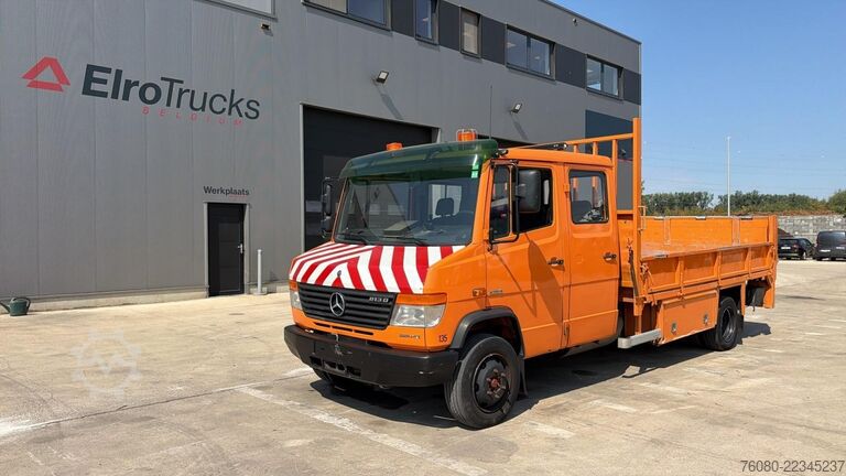 Flatbed Mercedes-Benz 813 D (EX COMMUNAL / BE TRUCK / PARFAIT ETAT / ...