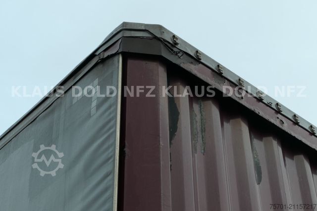 Auflieger mit Pritsche & Plane KRONE SD Pritsche Plane XL MegaLiner Edscha Bordwände