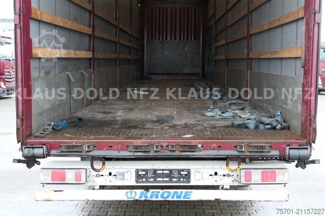 Auflieger mit Pritsche & Plane KRONE SD Pritsche Plane XL MegaLiner Edscha Bordwände