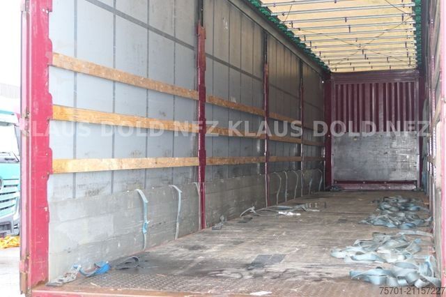 Auflieger mit Pritsche & Plane KRONE SD Pritsche Plane XL MegaLiner Edscha Bordwände