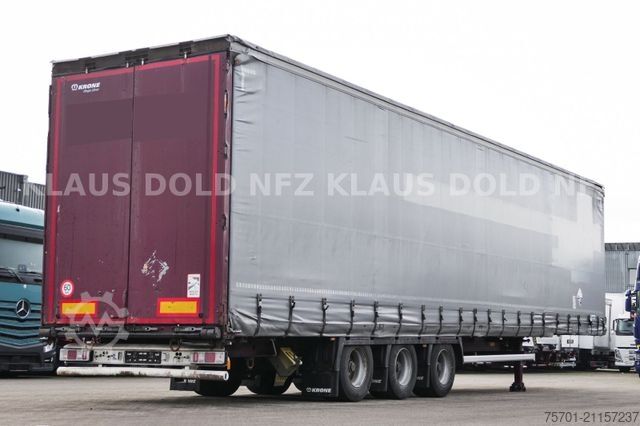 Auflieger mit Pritsche & Plane KRONE SD Pritsche Plane XL MegaLiner Edscha Bordwände