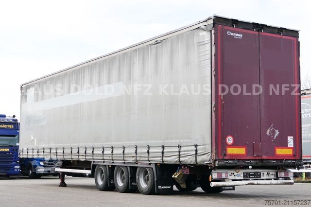 Auflieger mit Pritsche & Plane KRONE SD Pritsche Plane XL MegaLiner Edscha Bordwände