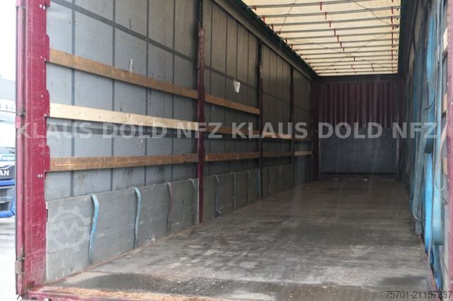 Auflieger mit Pritsche & Plane KRONE SD Pritsche Plane XL MegaLiner Edscha Bordwände