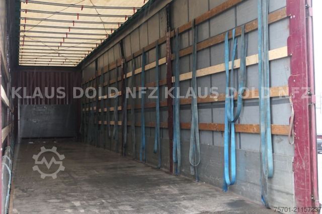 Auflieger mit Pritsche & Plane KRONE SD Pritsche Plane XL MegaLiner Edscha Bordwände