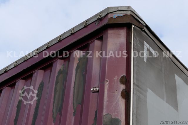Auflieger mit Pritsche & Plane KRONE SD Pritsche Plane XL MegaLiner Edscha Bordwände