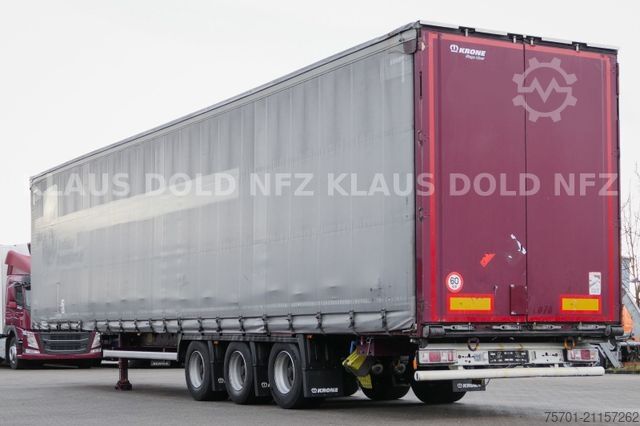 Auflieger mit Pritsche & Plane KRONE SD Pritsche Plane XL MegaLiner Edscha Bordwände