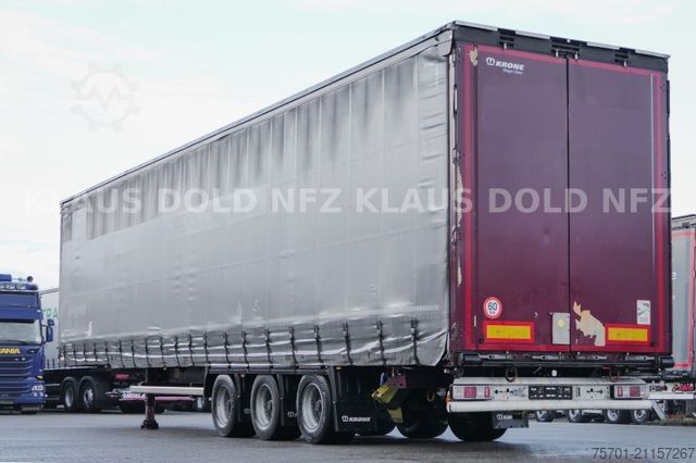 Auflieger mit Pritsche & Plane KRONE SD Pritsche Plane XL MegaLiner Edscha Bordwände