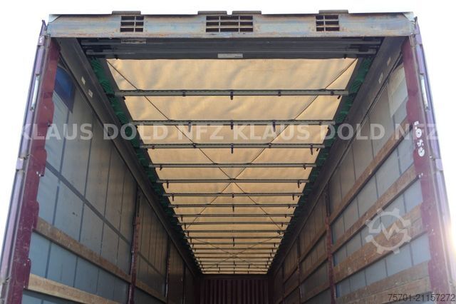 Auflieger mit Pritsche & Plane KRONE SD Pritsche Plane XL MegaLiner Edscha Bordwände