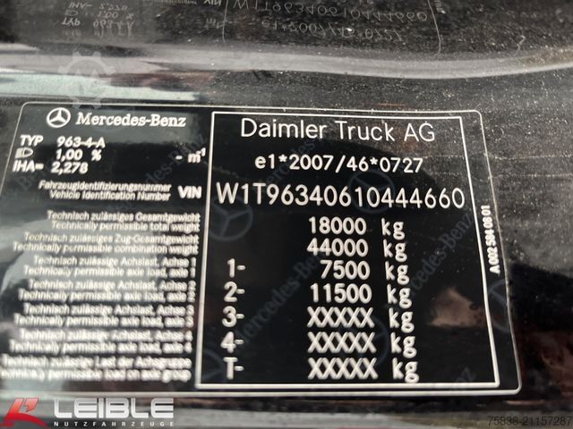 Volumen SZM MERCEDES-BENZ Actros 1842*VollLuft*MirrorCam*Retarder*Navi*