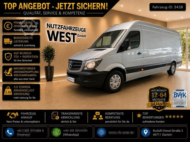 Kastenwagen hoch MERCEDES-BENZ Sprinter 314/316 CDI Maxi*AHK=3.500Kg*Garantie*