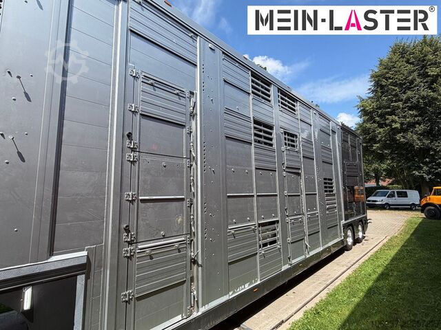 Livestock semitrailer Finkl 3 + 4 Stock/ Hubdach / Rampe / Tränke/Funk