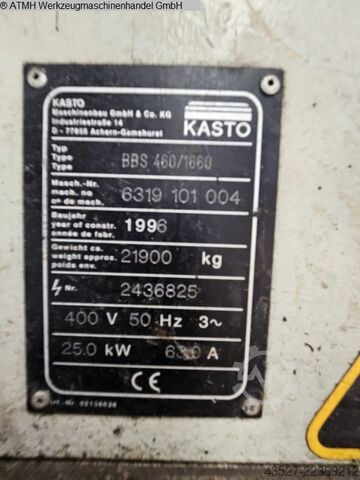 Bandsäge - horizontal KASTO BBS 460/1660 Blockbandsaege