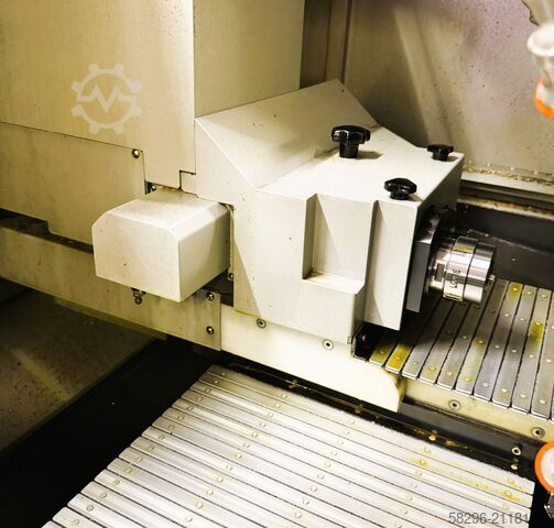 Langdrehautomat mit FMB Stangenmagazin Hanwha XD26H