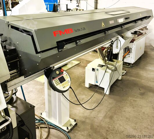 Langdrehautomat mit FMB Stangenmagazin Hanwha XD26H