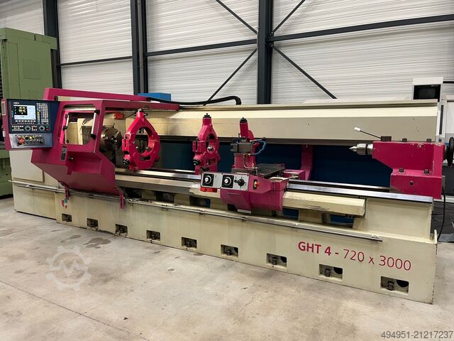 Paralleldrehmaschine mit CNC durch Anlernen Geminis GHT4-720