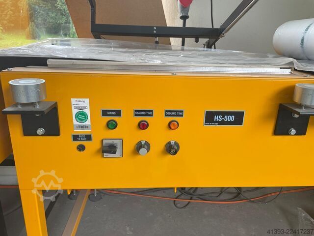 Winkelschweisser + Schrumpftunnel AVC Sealing Solutions HS500 + KT1000